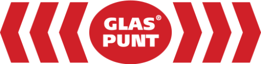 Het logo van Glaspunt B.V., uw glaszetter voor in Apeldoorn